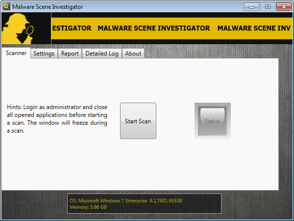 Malware Scene Investigator screenshot 3