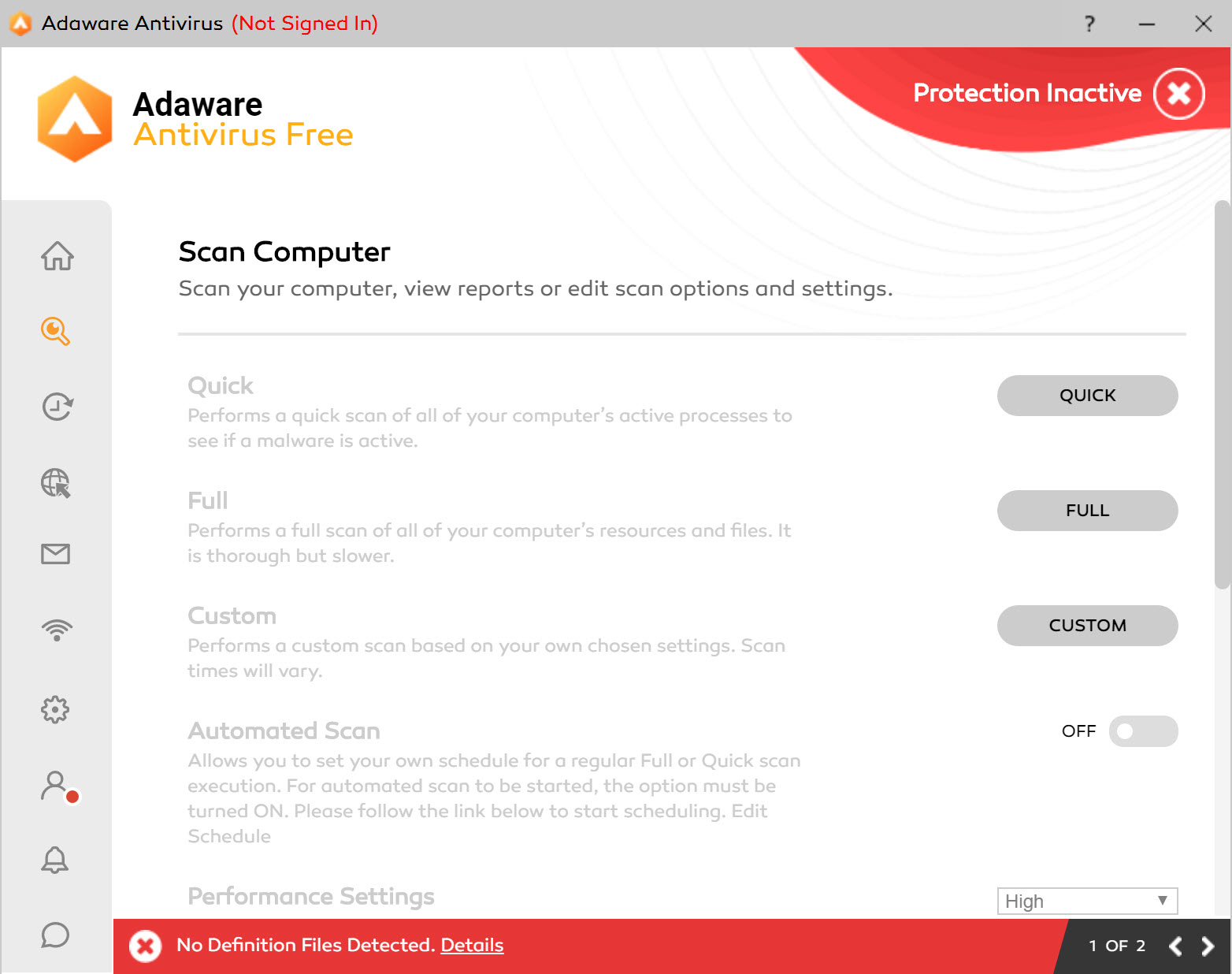 Adaware Antivirus screenshot 2