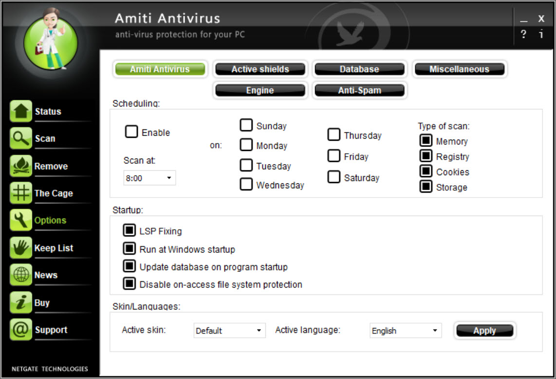 Amiti Antivirus screenshot 2