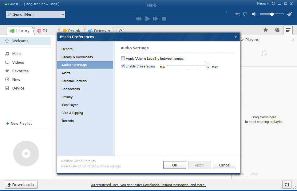 iMesh screenshot 2
