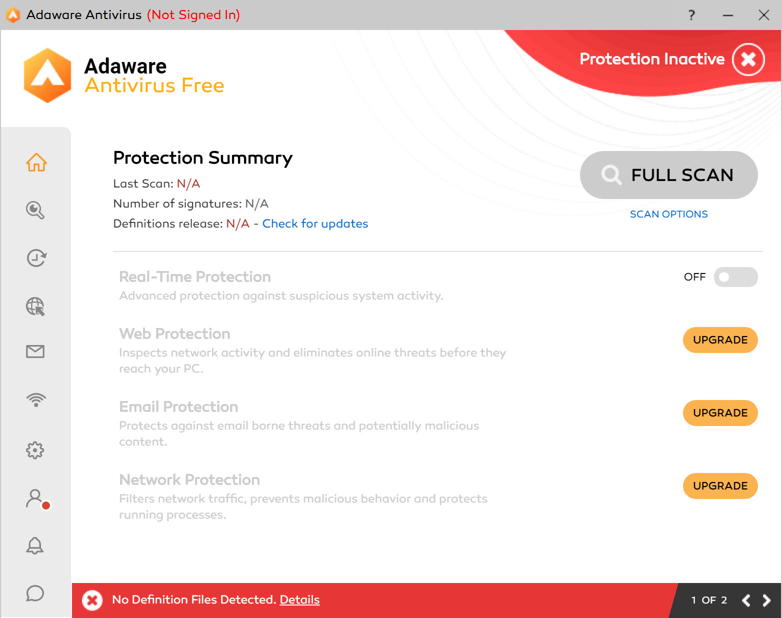 Adaware Antivirus screenshot 1