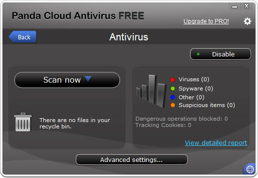 Panda Antivirus screenshot 4