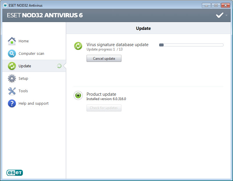 ESET NOD32 Antivirus screenshot 3