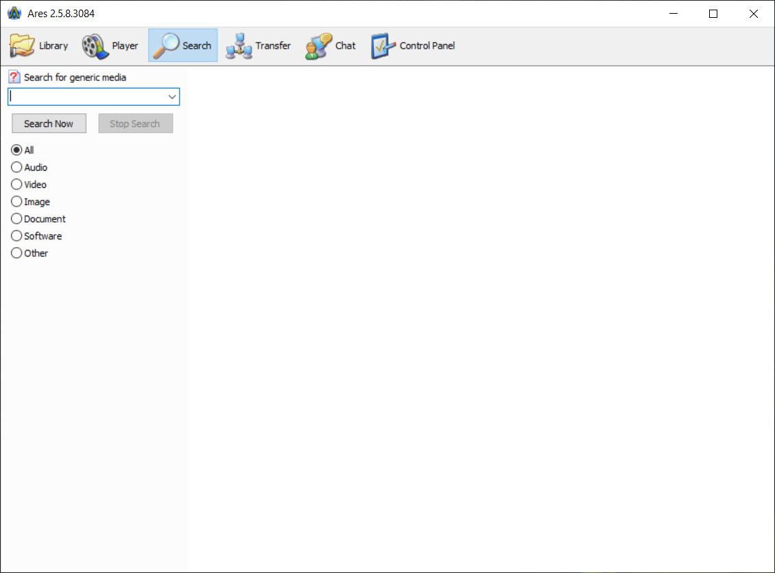Ares screenshot 1