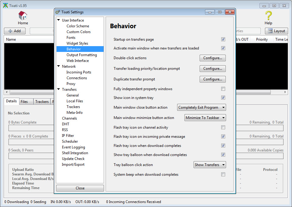 Tixati screenshot 4