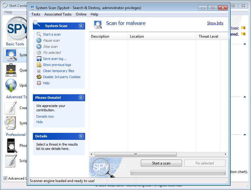 Spybot Search & Destroy screenshot 3