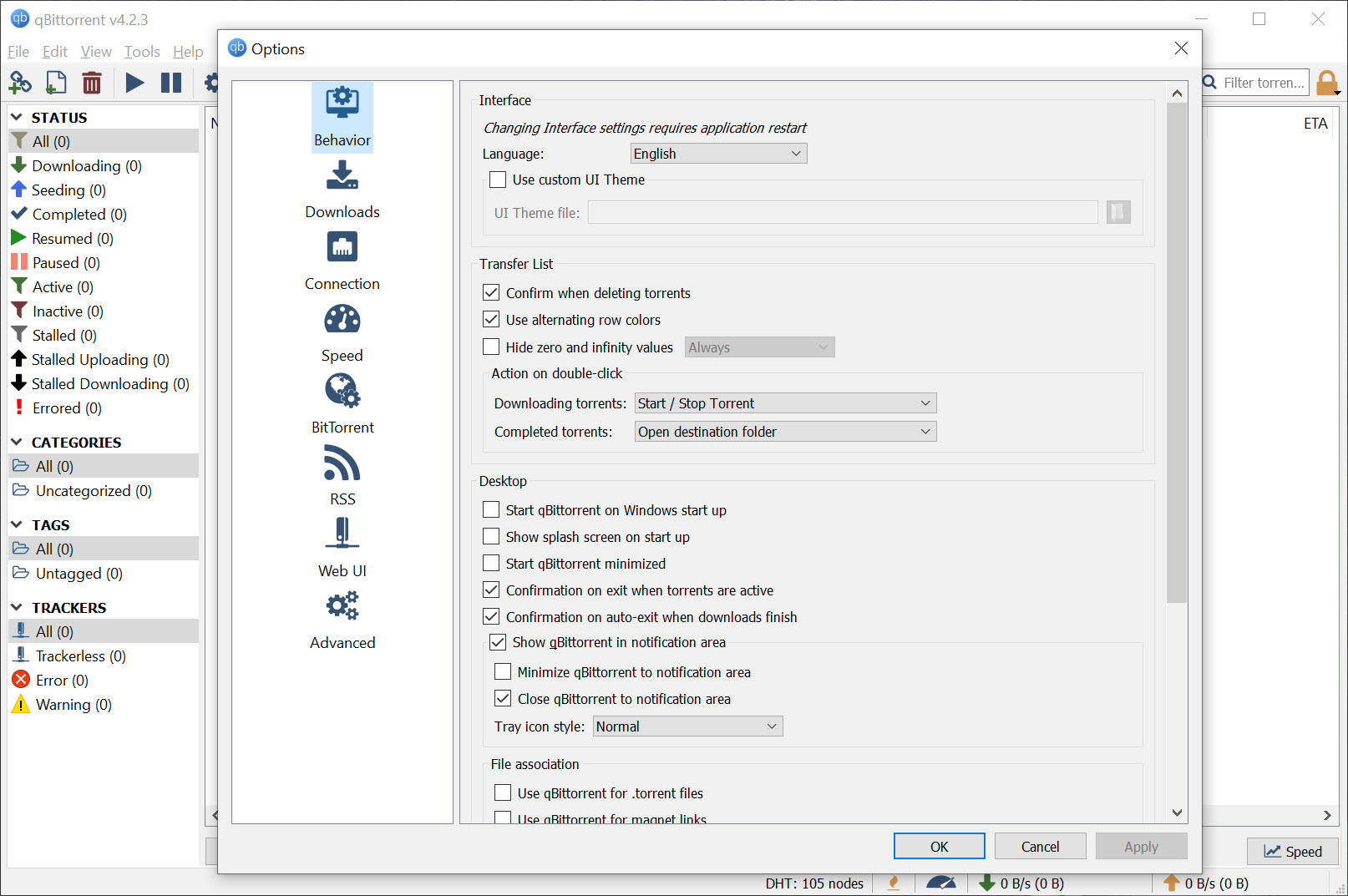 qBittorrent screenshot 2