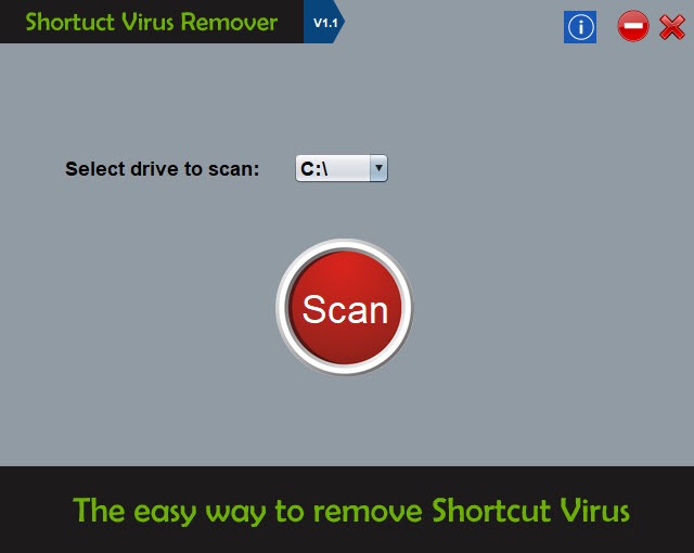 Shortcut Virus Remover screenshot 1
