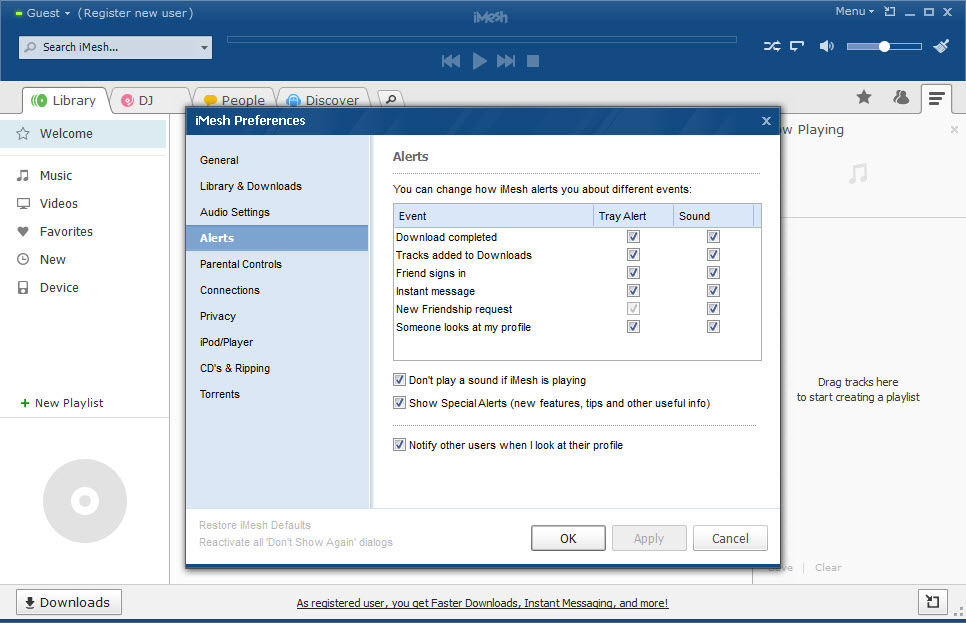 iMesh screenshot 3