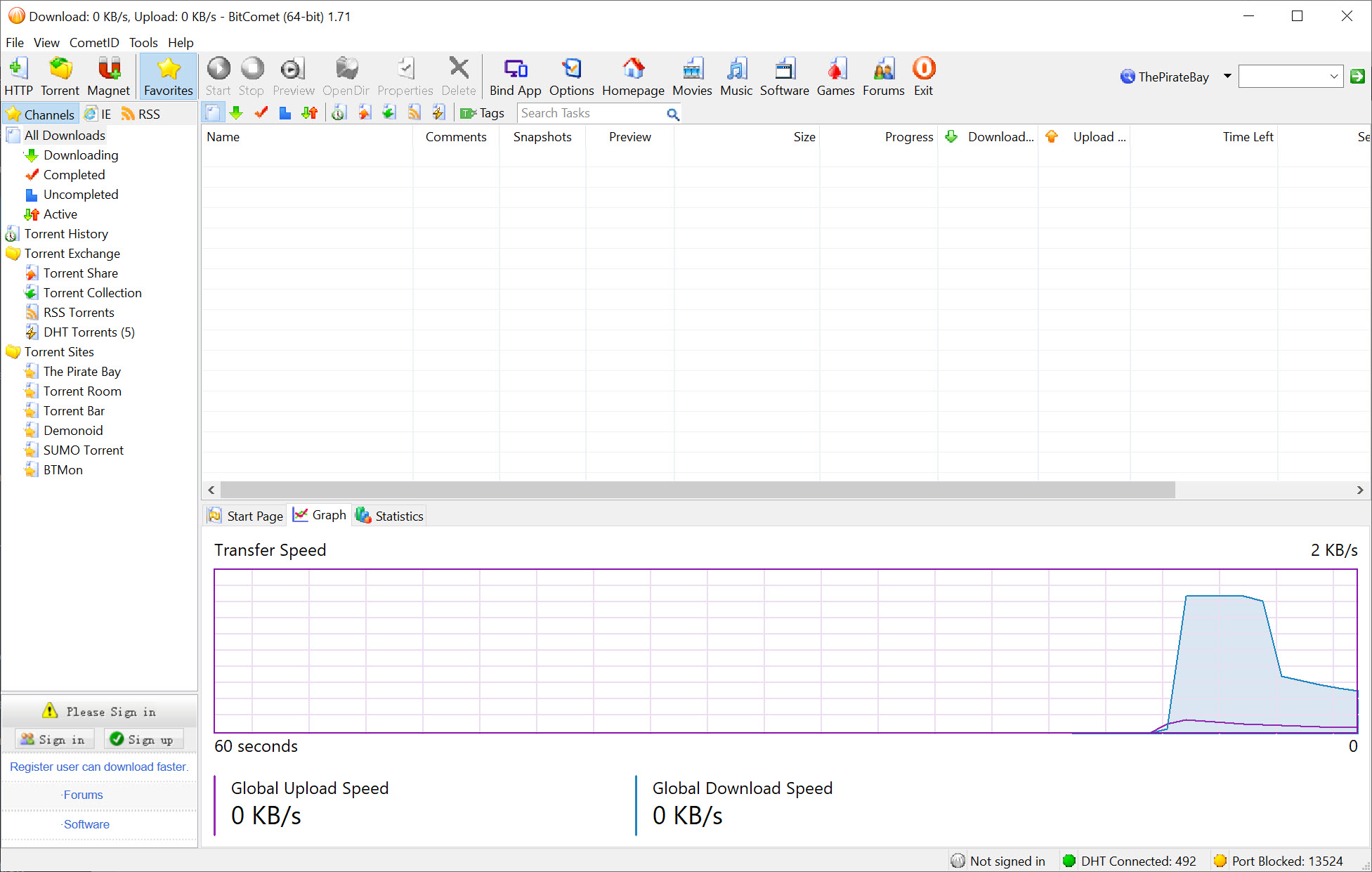 BitComet screenshot 1