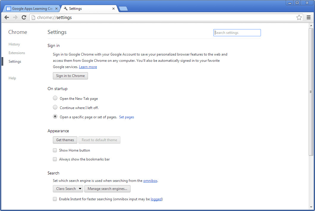 Google Chrome screenshot 4