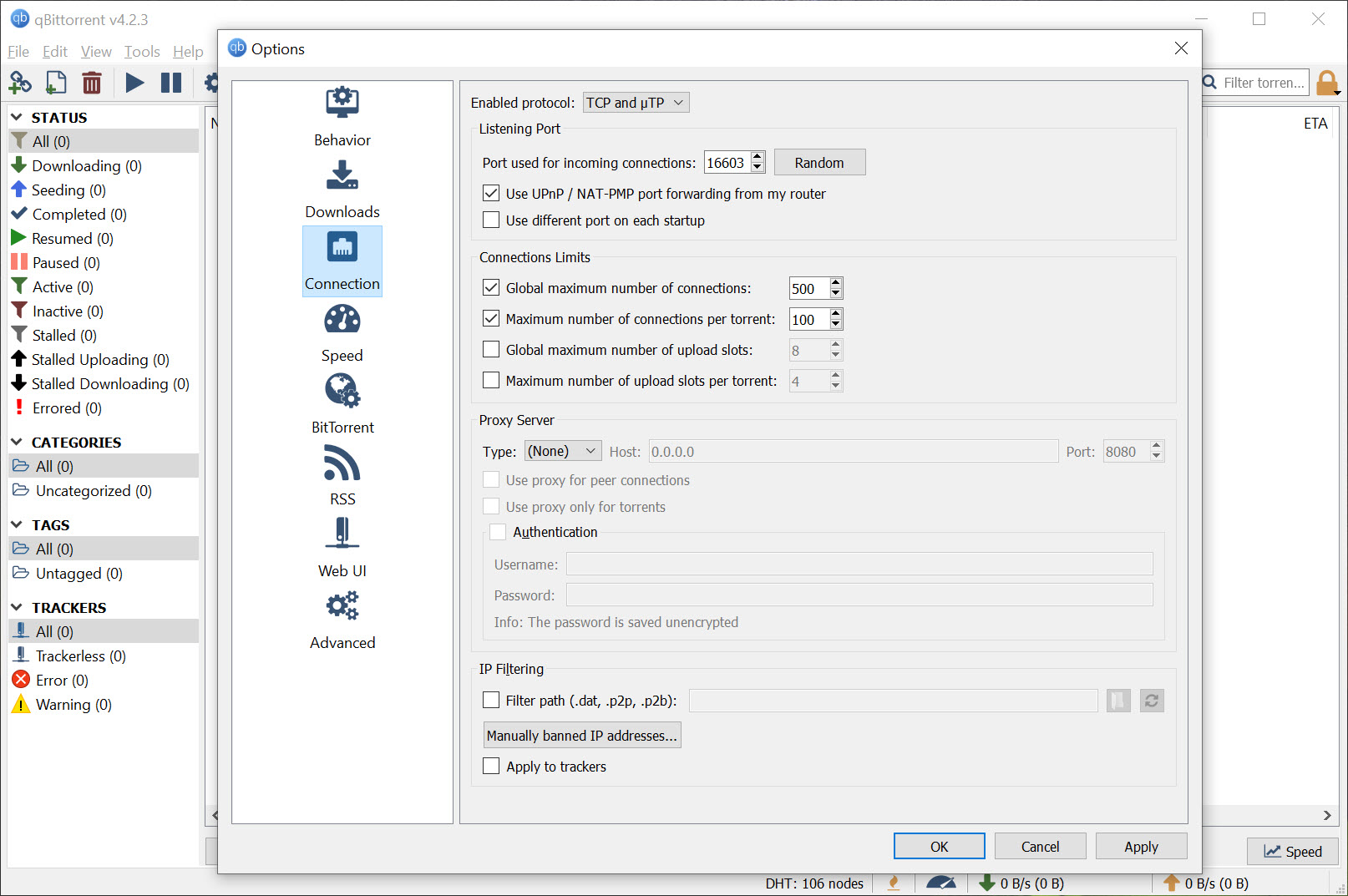 qBittorrent screenshot 4