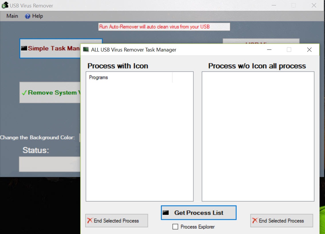 USB Virus Remover screenshot 1