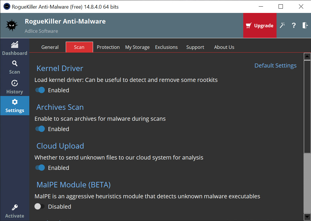 RogueKiller screenshot 4