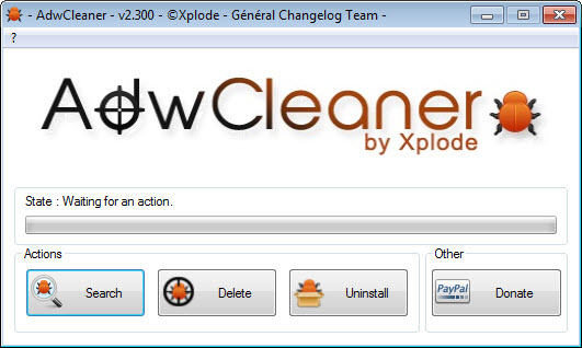AdwCleaner screenshot 1