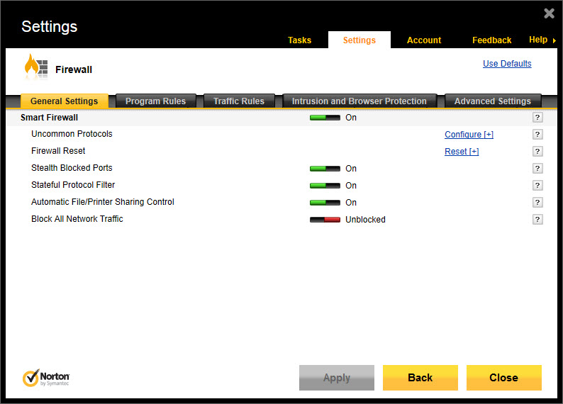Norton Security screenshot 3