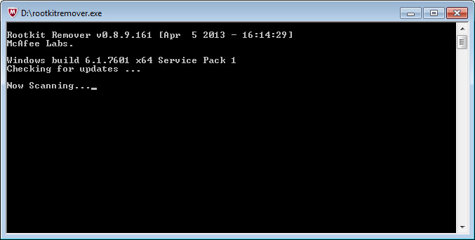 Rootkit Remover screenshot 1