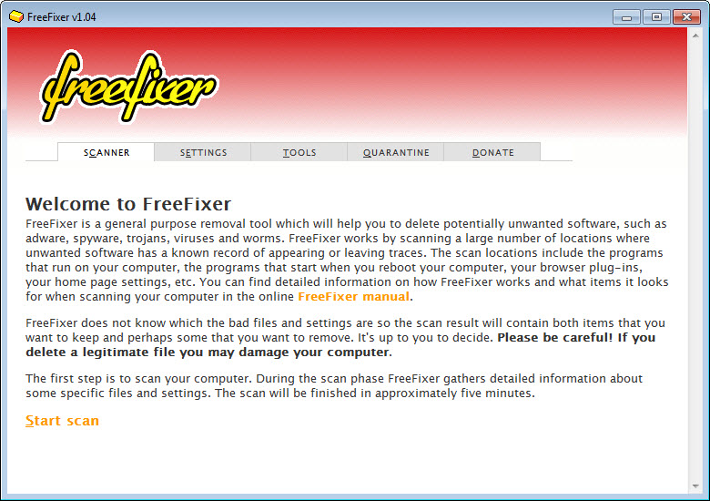 FreeFixer screenshot 3
