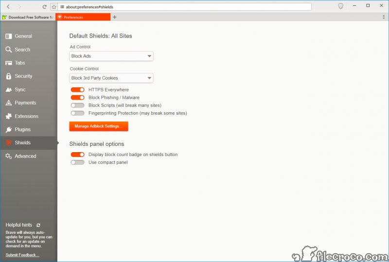 Brave Browser screenshot 2