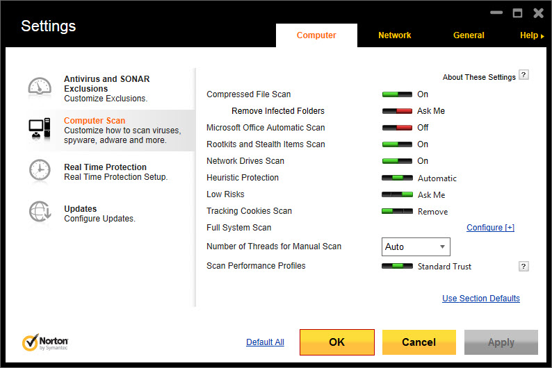 Norton AntiVirus screenshot 1