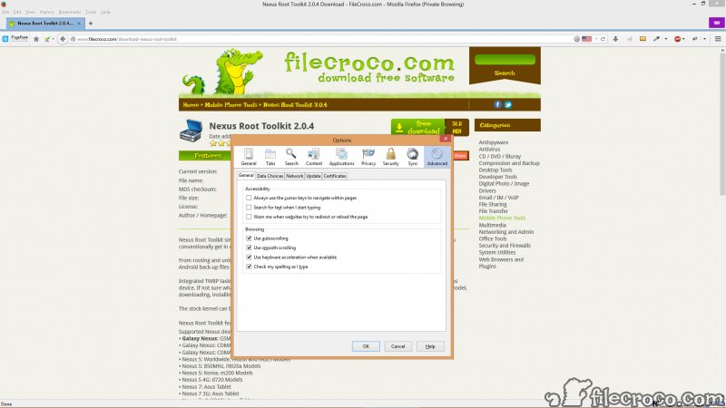Firefox screenshot 1